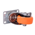 Nhiệm vụ trung bình 3 inch khóa bánh xe caster